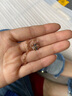 Eoth18k金四葉草項鏈女生鎖骨鏈玫瑰彩金750吊墜情人節生日禮物送女友 18k金四葉草吊墜+18k金鏈+證書(shū) 曬單實(shí)拍圖