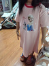 莫代爾純棉女童睡衣女孩寶寶連身衣春秋防著涼薄款夏天睡裙防踢家居服 A880長袖#【皮粉】紫色公主 精梳 80cm 身高65-72CM 曬單實(shí)拍圖