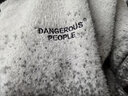 Dangerous people薛之謙dsp漸變仿貂毛時(shí)尚寬松圓領(lǐng)套頭毛衣針織衫 灰色 M 曬單實(shí)拍圖