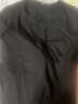 吉普（JEEP）夏季V领男士短袖T恤纯棉修身型纯色紧身弹力打底衫2023韩版体.恤 黑色 XL 140斤左右穿 晒单实拍图