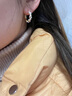 范嘉倫（VanCalen）耳釘耳環(huán)女冰種翡翠耳環(huán)藍(lán)色氣質(zhì)輕奢高端禮物生日禮物送女友耳飾 翡翠探春耳釘 曬單實(shí)拍圖