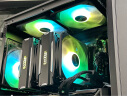 超频三（PCCOOLER）东海双子星S9 EX 黑色 CPU风冷散热器 （双塔/6热管/绚丽顶盖/镜面铜底/支持1700平台） 实拍图