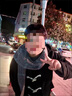 gxmy法國日系牛角扣中長款連帽風(fēng)衣男冬季羊羔絨加厚保暖寬松毛呢大衣 1184黑色 XL 125-145斤可穿 曬單實拍圖