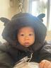 齊齊熊（ciciibear）【鵝絨服】男童鵝絨羽絨服寶寶冬季外套兒童中長(cháng)款加厚保暖 黑曜色-蓄熱鵝絨 清潔度1000+ 90 【充絨量70g，87-96】 曬單實(shí)拍圖