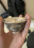 康樂(lè )品 陶瓷黑彩鎏銀茶杯主人杯家用陶瓷創(chuàng  )意999銀杯子手工茶盞單杯送禮 黑彩鎏銀-魚(yú)化龍主人杯125ml 曬單實(shí)拍圖