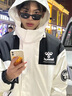 Hummel官方?jīng)_鋒衣男女三合一鵝絨羽絨內(nèi)膽羽絨服男外套可拆卸冬季裝戶外 白黑(外套+黑色鵝絨內(nèi)膽) L(120-140斤) 曬單實拍圖