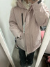 森馬（Semir）防護(hù)外套|地理系列羽絨服女中長款2024寬松109724113021 曬單實(shí)拍圖