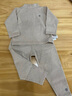 nest designs寶寶家居服兒童套裝冬季天竹絨純色長(cháng)袖打底衫長(cháng)褲睡衣男女寶寶 炭筆灰-半高領(lǐng)上衣 （秋冬厚款） 90 cm（建議身高80-92cm） 曬單實(shí)拍圖
