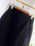 LILY春新款女裝時(shí)尚氣質(zhì)通勤顯瘦高腰長(cháng)款鉛筆裙商務(wù)半身裙女 510黑 M 曬單實(shí)拍圖