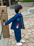 G·DUCK KIDS小黃鴨男童牛仔套裝最新款洋氣兒童春秋季兩件套時(shí)髦痞帥寶寶休閑 藍色 120 cm 建議身高115CM左右 曬單實(shí)拍圖