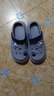大嘴猴涼鞋男情侶洞洞鞋厚底防滑時(shí)尚夏室內戶(hù)外兩穿沙灘拖鞋男防撞包頭 灰色 255mm 40-41 曬單實(shí)拍圖