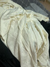 獨(dú)束大碼女裝24秋冬新款肌理感蕾絲打底衫微胖mm時(shí)尚百搭顯瘦小衫 云朵白 4XL (尺碼：6) 曬單實(shí)拍圖