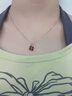 利羅基尼項鏈女士四葉草奢侈首飾品高端18金k吊墜婦女節生日禮物 紅瑪瑙四葉草 品牌禮盒 曬單實(shí)拍圖