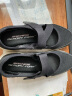 斯凯奇（Skechers）女鞋夏季魔术贴透气单鞋女玛丽珍鞋透气鞋女896026 BKW/黑色/白色 37 实拍图