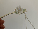湘公主玉蘭花發(fā)簪古風簪子漢服頭飾發(fā)飾流蘇發(fā)釵步搖玉簪三八婦女節(jié)禮物 世代簪纓：【雙簪玲花+梅花】 曬單實拍圖