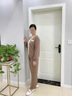 啄木鳥(niǎo)（TUCANO）中年媽媽裝秋休閑運動(dòng)服套裝2024新款中老年女裝衛衣女春秋兩件套 奶茶色套裝 3XL (推薦118~130斤) 曬單實(shí)拍圖