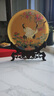 耕玉 耕玉珠寶壽禮祝壽生日禮退休松鶴壽桃擺件送長(cháng)輩607080大壽老人工藝品速發(fā) 鶴壽圖掐絲晶雕手繪盤(pán)-32cm直徑 曬單實(shí)拍圖