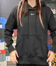 耐克（NIKE）女運動服冬季連帽加絨寬松版型DQ5861-010 黑色 M 曬單實拍圖