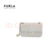 芙拉（FURLA）POP STAR 小羊皮小號(hào)女士通勤鏈條包 純白色【送女友禮物】 曬單實(shí)拍圖