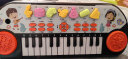 奇森电子琴玩具儿童多功能可弹奏小型钢琴乐器 蓝色电子琴33692+3节5 实拍图