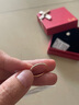 周六福18k金鉆戒女疊戴排鉆鉆石戒指 多色可選 紅18k金 10號七夕禮物 曬單實拍圖