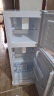 新飞（Frestec）118升 小型双开门两门小冰箱迷你家用宿舍 租房冰箱小型办公室 环保BCD-118L2D/W 实拍图