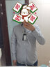 名盾【易打理】DP免燙男士襯衫長(cháng)袖商務(wù)休閑職業(yè)正裝襯衣 淺藍 39/120-139斤 曬單實(shí)拍圖