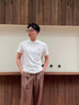 馬克華菲【吸濕透氣】圓領(lǐng)短袖T恤男2025夏季新款潮流情侶裝簡(jiǎn)約百搭t上衣 本白色803 L /175 曬單實(shí)拍圖
