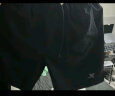 特步（XTEP） 运动裤短裤男裤子夏季男士宽松休闲中裤跑步服黑色短裤五分裤男 黑色-五分裤（梭织薄款） XL /180【现货速发】 实拍图
