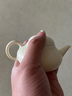 南山先生 陶瓷茶壺功夫茶壺防燙帶壺承大號茶壺茶道零配半見(jiàn)合歡茶壺 半見(jiàn)合歡茶壺 曬單實(shí)拍圖