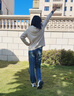卓詩尼老爹鞋女2025年秋季新款韓版ins潮小個(gè)子增高女鞋網(wǎng)面透氣運(yùn)動(dòng)鞋 白/灰 37 曬單實(shí)拍圖