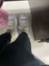 Converse匡威兒童鞋女童高幫加絨厚底增高帆布鞋2023冬季新款鞋子 淺灰褐色 36 【建議腳長(zhǎng)22cm】 曬單實(shí)拍圖