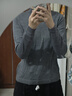 森馬（Semir）100%美利奴純色羊毛衫女2024冬新款半高領(lǐng)正肩氣質(zhì)打底衫可機洗 花灰灰色調00302 S /155/80A 曬單實(shí)拍圖