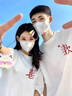 love legend情侶裝短袖t恤上衣服結婚一男一女兩件裝夏季寬松圓領(lǐng)半袖定制 白色+白色 M 男+女S 曬單實(shí)拍圖