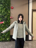 波司登（BOSIDENG）【反季】沖鋒衣鵝絨羽絨服男女情侶同款90絨三合一防風(fēng)防雨外套 樹(shù)籬綠 燕綠色455C S 160/84A 曬單實(shí)拍圖