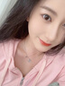 夢染S999足銀項鏈女生鎖骨鏈生日禮物送女友老婆閨蜜實用走心時尚吊墜 蝴蝶鎖骨鏈 曬單實拍圖