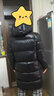 高梵兒童黑金鵝絨服3.0六格官方長款女童羽絨服男童加厚親子裝厚外套 黑色 170（飛天鵝絨259g 六格） 曬單實拍圖