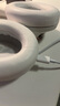 墨頓 適用Bose700原配耳機套 博士BOSE NC700頭戴式降噪耳罩 頭梁保護套海綿套真皮包耳式耳墊替換配件 白色小羊皮耳套一對【送調音棉，自帶卡扣】 曬單實(shí)拍圖