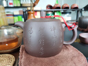 善悅堂 宜興紫砂壺泡茶壺大容量茶具家用純手工正宗原礦紫泥 大井欄壺540ML 曬單實拍圖