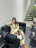 CAMILA KSENIA雪地靴女2025新款冬季短筒棉靴純色厚底增高加絨加厚東北雪地棉鞋 駝色 36 曬單實拍圖