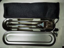 莱柏顿316L不锈钢便携餐具筷子勺子叉子学生勺筷套装旅行成人餐具三件套 晒单实拍图