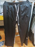 主意范（ZHUYIFAN）胖子超大碼240斤褲子男夏秋薄款工裝褲寬松潮大碼直筒休閑闊腿褲 A001-K2856黑色 XL 130-145斤 曬單實(shí)拍圖