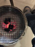 忆壶茶（YIHUTEA）围炉煮茶烤网圆形炭火烤网架不锈钢烤网电陶炉带脚方格网圆形烤盘 25cm不锈钢烤网（耐高温） 实拍图