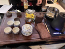 石福記實(shí)木茶盤(pán)家用辦公儲水茶臺全自動(dòng)燒水壺一體天然整塊胡桃木茶托盤(pán) 85*43*4.5CM 茶盤(pán)+金灶K9電器 曬單實(shí)拍圖