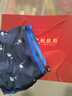 杭絲府真絲絲巾男護(hù)頸小方巾桑蠶絲西裝圍脖父親爸爸生日老公男友禮物  清新碎花-深藍(lán)小方巾 曬單實(shí)拍圖
