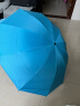 雨航（YUHANG）防风晴雨伞三折8骨防晒加大加固商务折叠伞便携男女学生伞 蓝色 晒单实拍图