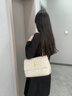 Cavion Koist奢侈新品包包女包單肩包女士包包鏈條包斜挎包送老婆女友生日禮物 奢侈白 精美禮盒包裝 曬單實(shí)拍圖