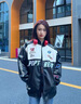 WHIM NASA男士皮衣夾克春季外套男秋冬季加絨棉服騎行機車(chē)服棒球服美式復古 黑色加絨 L 曬單實(shí)拍圖