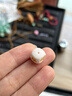 佳人飾界精工高瓷駝骨隔珠日月星辰根付鹿角文玩星月菩提隔珠手串鏈雕刻件 駝骨【日月星辰】對孔直徑10mm 1顆裝 曬單實拍圖