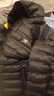 特步（XTEP）兒童童裝男女童通碼親膚零壓力輕暖連帽羽絨服 純正黑 140cm 曬單實(shí)拍圖